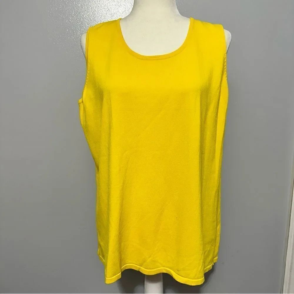 For Cynthia woman yellow tank size 1X